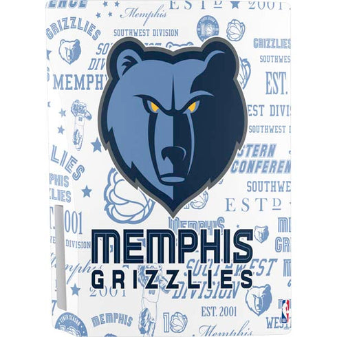 NBA Memphis Grizzlies Historic Blast PS5 Bundle Skin